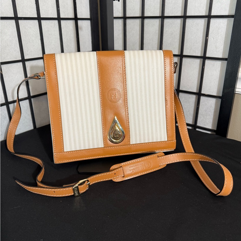 Vintage Authentic Fendi Kan Crossbody